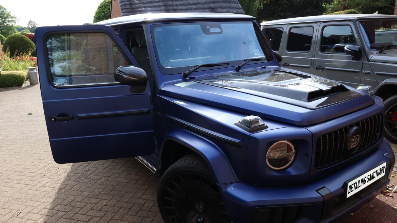 Ceramic coated Mercedes-AMG G63 in the West Midlands