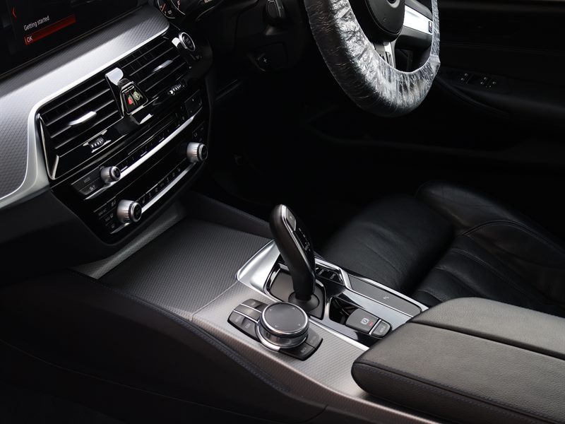 BMW 5 Series interior after hot water extraction