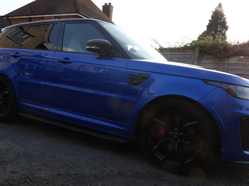 Range Rover Sport SVR after ceramic coating